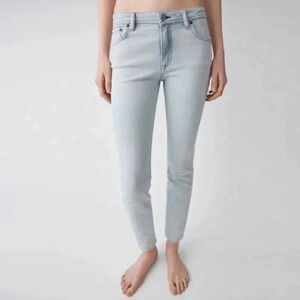 ACNE STUDIOS South LT Blue‎ W30/L30Women Jeans Bla Konst Stretch Slim Fitted